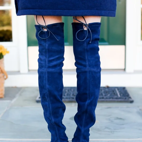 🫐Stuart weitzman suede lowland boots - Picture 5 of 6